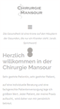 Mobile Screenshot of die-chirurgie.de