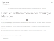 Tablet Screenshot of die-chirurgie.de